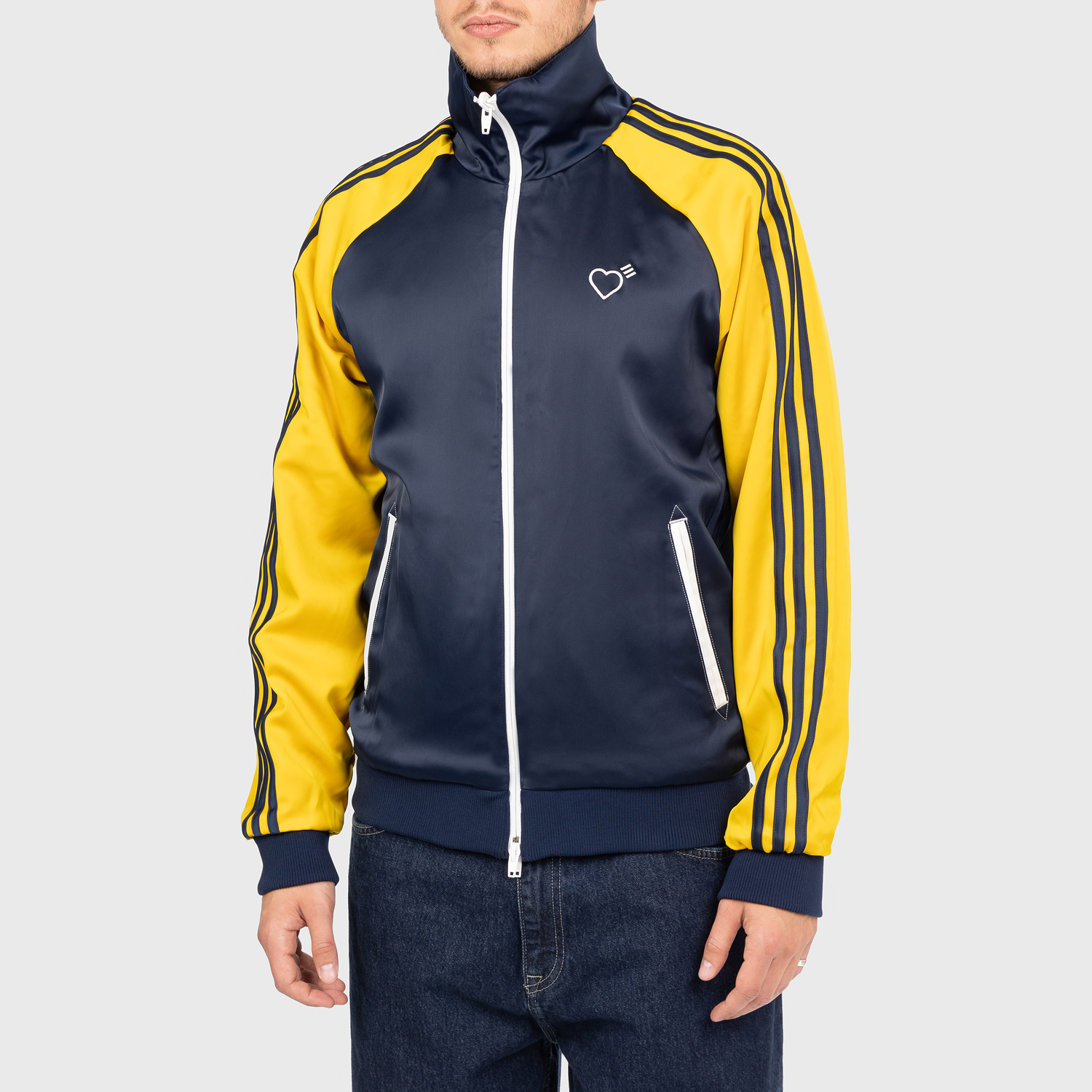 トップス ooommm Олимпийка adidas Originals Reversible Firebird Track Top x Human