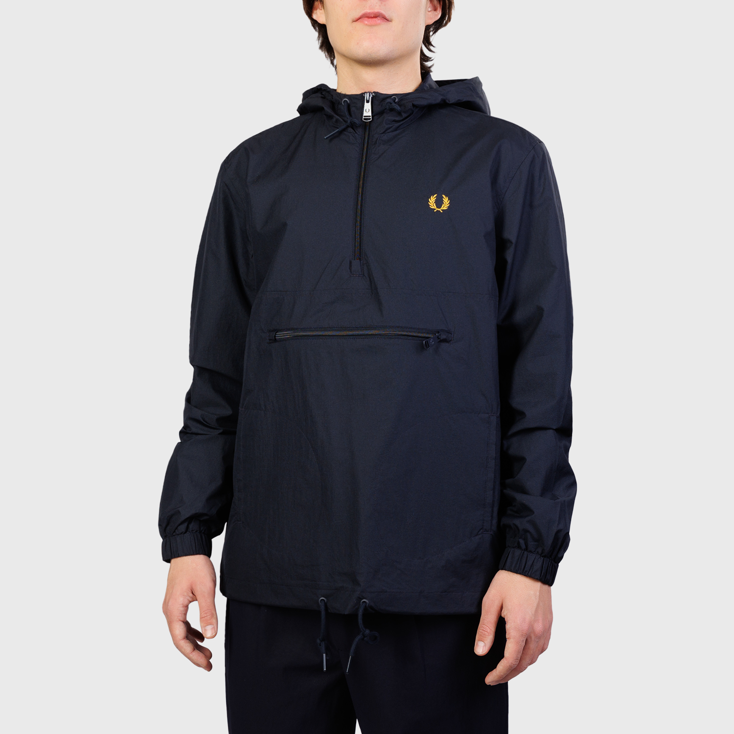 Куртка анорак Fred Perry Half Zip Hooded Cagoule J4815-608 — navy