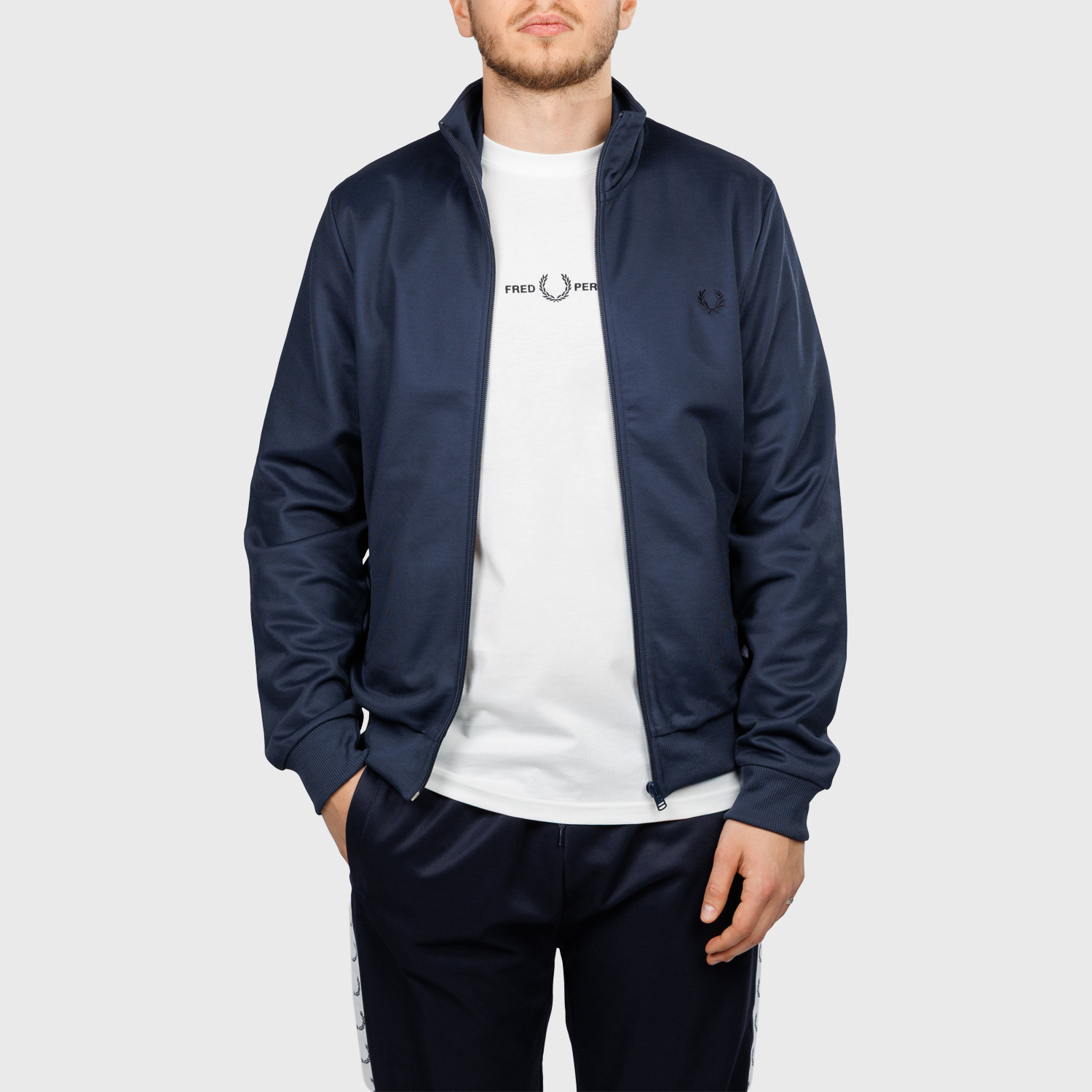 Олимпийка Fred Perry Track Jacket J6000-X86 (цвет: синий / tennis