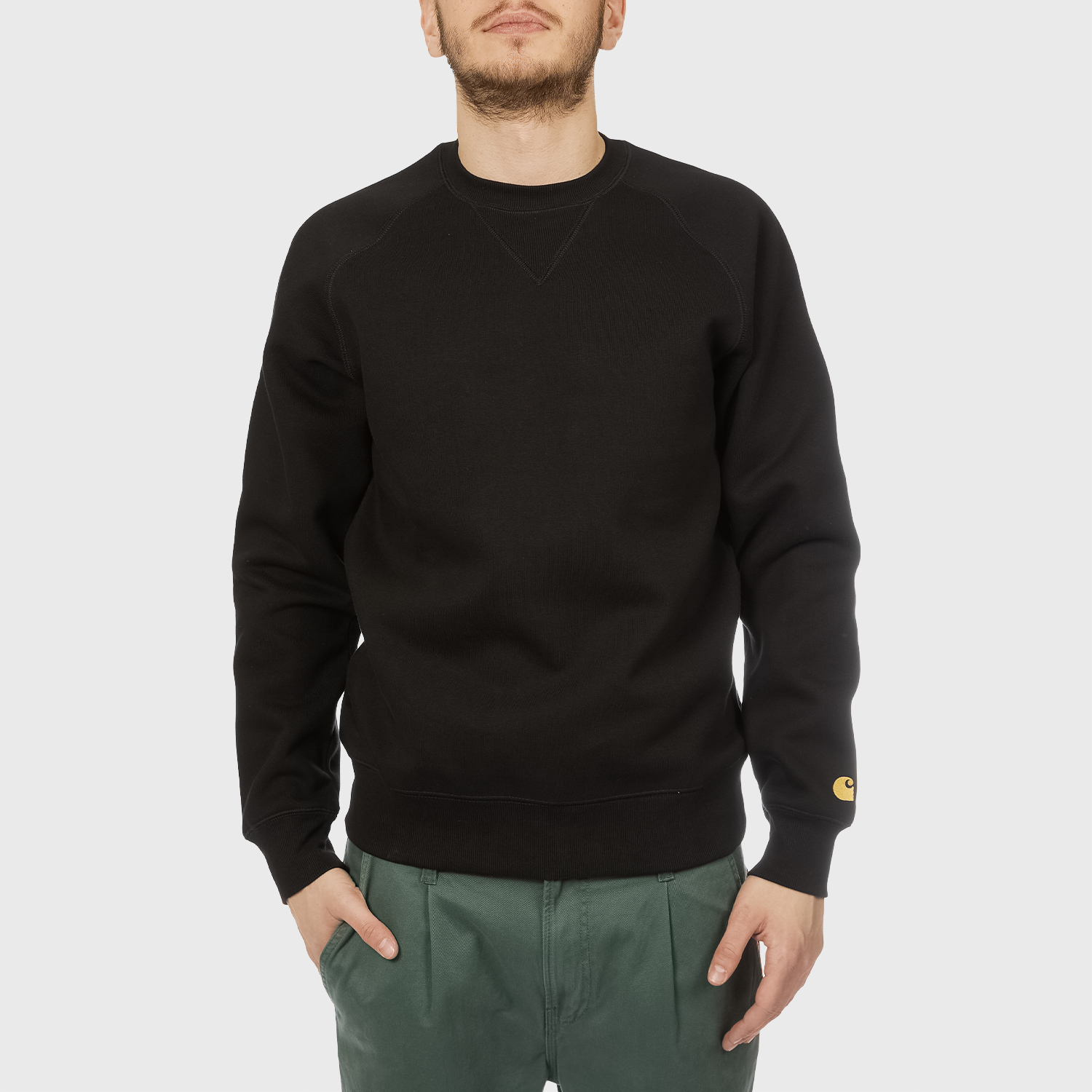 Свитшот Carhartt Wip Chase Sweatshirt I026383.00F.XX (цвет: черный