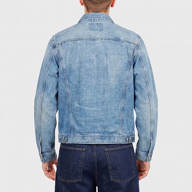 Джинсовая Куртка Edwin Denim Jacket, цвет голубой, артикул I036717.01.7W
