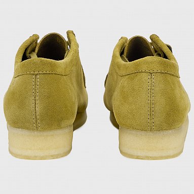 Ботинки Clarks Originals Wallabee, цвет зеленый, артикул 26173640