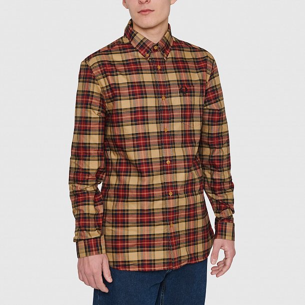 Рубашка Fred Perry Tonal Tartan Shirt