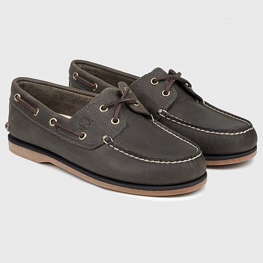 Мокасины Timberland 2 Eye Classic Boat, цвет серый, артикул TB0A2GEREL71