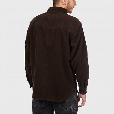 Рубашка Edwin Jowen Overshirt LS, цвет коричневый, артикул I032497.51.99
