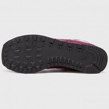 Кроссовки New Balance 574, цвет бордовый, артикул U574HMG/D
