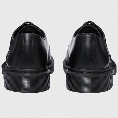Ботинки Dr. Martens 1461 Mono Smooth, цвет чёрный, артикул 14345001