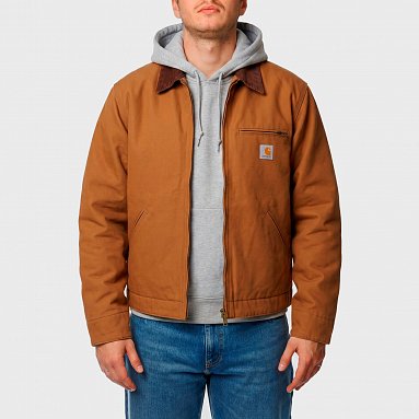Куртка Carhartt Duck Detroit Jacket коричневый, артикул 103828-BRN