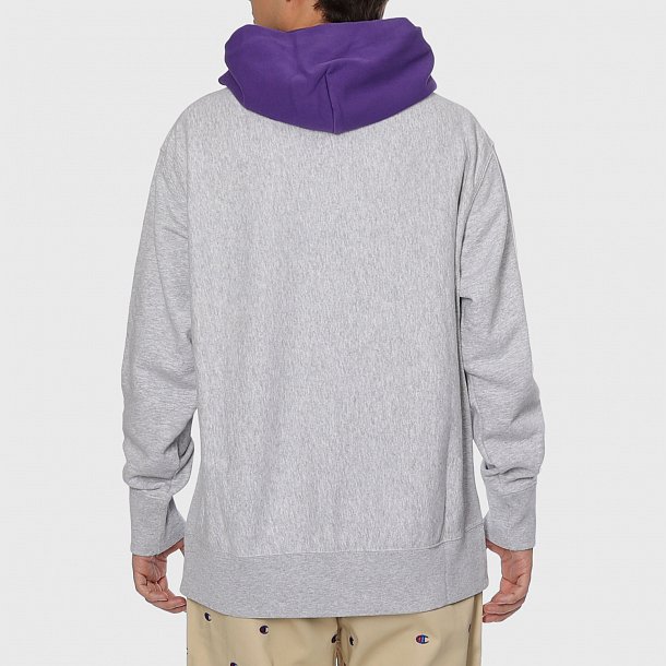Толстовка Champion Reverse Weave Contrast Hoodie Logo Script - фото 1