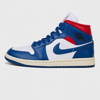 Кроссовки Air Jordan 1 Mid синий, артикул BQ6472-146