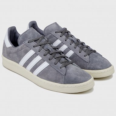 Кроссовки adidas Originals Campus 80s Og, цвет серый, артикул GX9406
