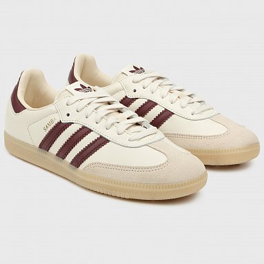 Кроссовки adidas Originals Samba OG W, цвет бежевый, артикул JS3830