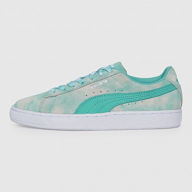 Кеды Puma X Diamond Supply Suede Diamond, цвет бирюзовый, артикул 36939601