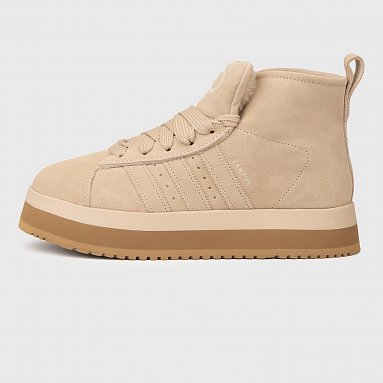 Кроссовки adidas Originals Campus 00s Winter Mid W, цвет бежевый, артикул JR3735