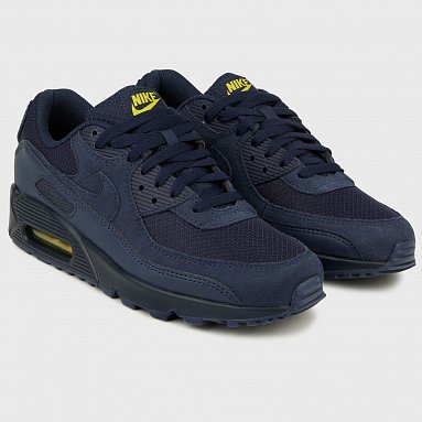 Кроссовки Nike Air Max 90, цвет синий, артикул DM0029-401