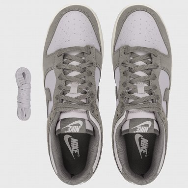 Кроссовки Nike Dunk Low, цвет серый, артикул FQ8249-001