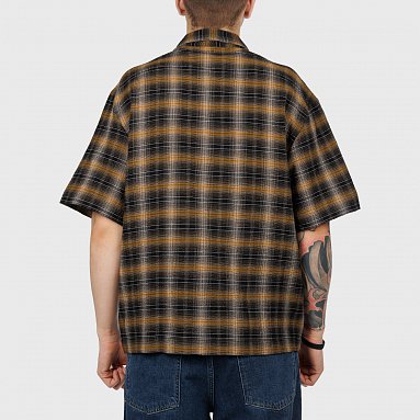 Рубашка Edwin Saga Shirt SS, цвет черный, артикул I033451.1XB.67