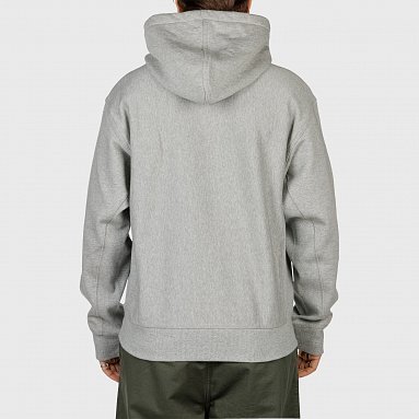 Толстовка Carhartt Wip Hooded American Script Sweatshirt, цвет серый, артикул I028279.V6.XX