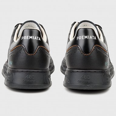 Кроссовки Premiata Quinn 6564, цвет черный, артикул QUINN6564