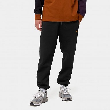 Брюки Carhartt Wip Chase Sweat Pant черный, артикул I028284.00F.XX