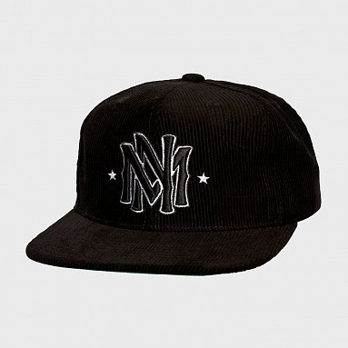 Бейсболка Mitchell & Ness Branded 1904 Deadstock Snapback черный, артикул HMUS6828-MNNYYPPPBLCK