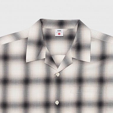 Рубашка Edwin Open Collar Shirt, цвет бежевый, артикул I036713.3ST.67