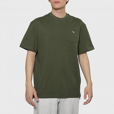 Футболка Puma Mmq Tee зеленый, артикул 533463-73