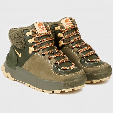 Кроссовки Nike City Classic Premium, цвет оливковый, артикул FD0211-300