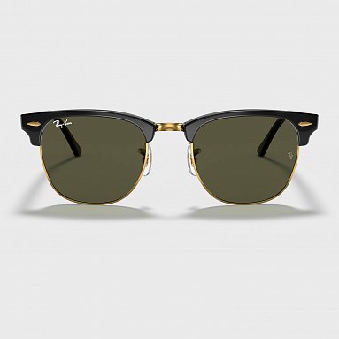 Очки Ray-Ban Clubmaster Classic, цвет черный, артикул RB3016 W0365