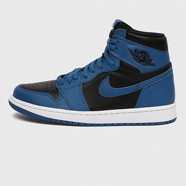Кроссовки Air Jordan 1 Retro High OG Dark Marina Blue, цвет синий, артикул 555088-404