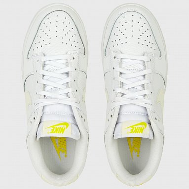 Кроссовки Nike Dunk Low Valentine's Day Yellow Heart W, цвет белый, артикул FD0803-100
