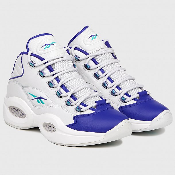 Кроссовки Reebok Question Mid Charlotte Hornets - фото 1