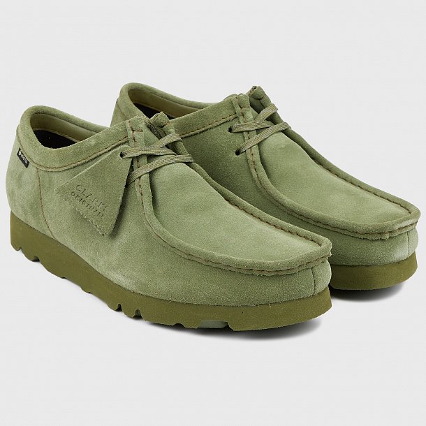 Ботинки Clarks Originals Wallabee Gore-Tex 26174044 (цвет: зеленый