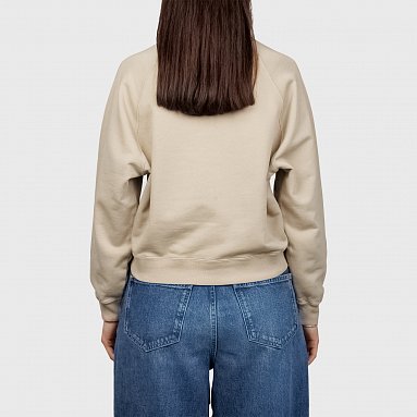 Свитшот Edwin W Core Sweat, цвет бежевый, артикул I034192.2ZF.FH