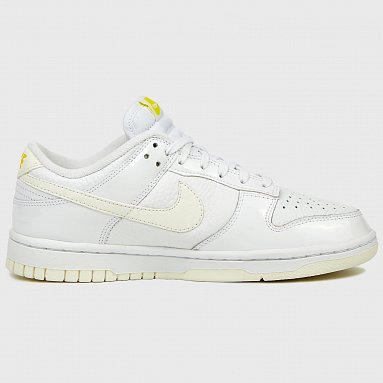 Кроссовки Nike Dunk Low Valentine's Day Yellow Heart W, цвет белый, артикул FD0803-100