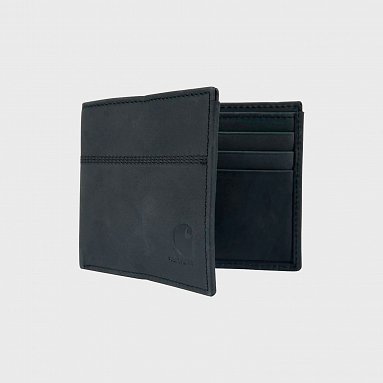 Кошелёк Carhartt Saddle Leather Bifold, цвет синий, артикул B0000207