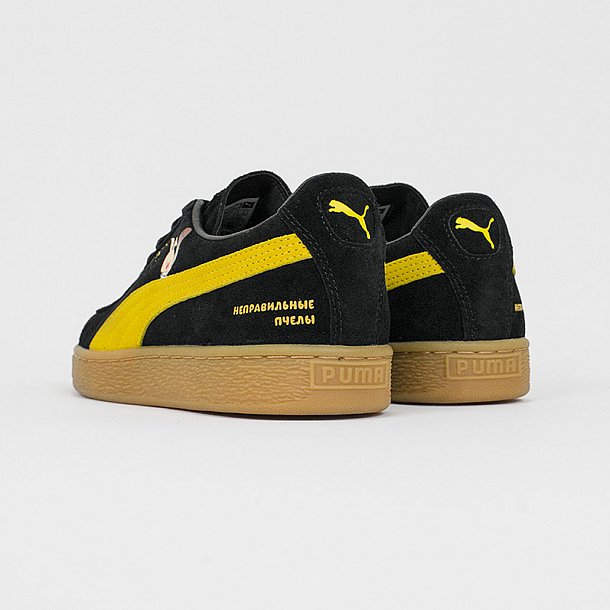 Кроссовки Puma X Союзмультфильм Suede Black-Taffy-Radiant Yellow - фото 3