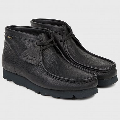 Ботинки Clarks Originals Wallabee Boot Gore-Tex, цвет черный, артикул 26146260