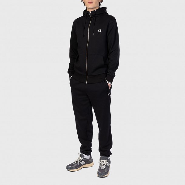 Толстовка Fred Perry Hooded Zip Through Sweatshirt - фото 1