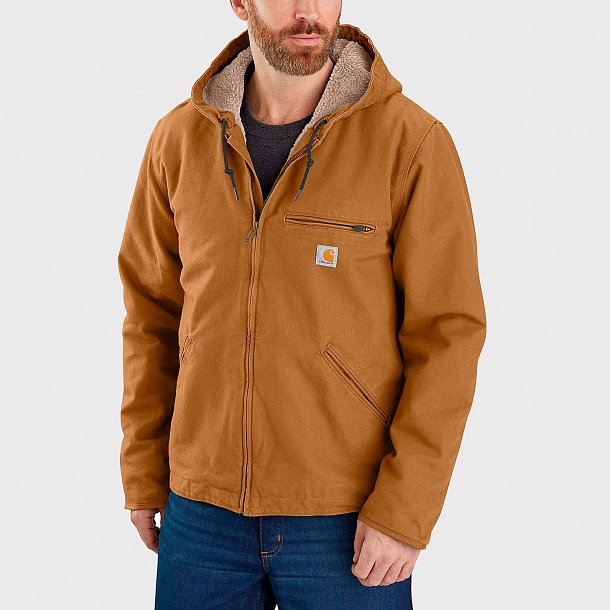 Куртка Carhartt Washed Duck Sherpa Lined