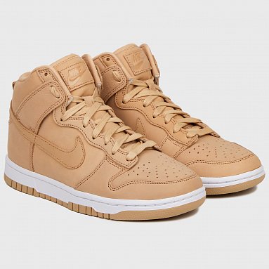 Кроссовки Nike Dunk High Premium Mf W, цвет бежевый, артикул DX2044-201