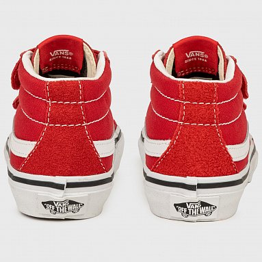 Кеды Vans Kids Sk-8 Mid Reissue V , цвет красный, артикул VN00018TH1N1