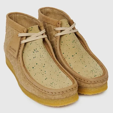 Ботинки Clarks Originals Wallabee x Sweet Chick , цвет бежевый, артикул 26163444