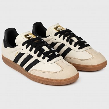 Кроссовки adidas Originals Samba OG W, цвет бежевый, артикул ID0478