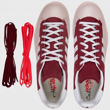 Кроссовки adidas Originals x Cali Thornhill Dewitt Campus 80s, цвет бордовый, артикул IG3138