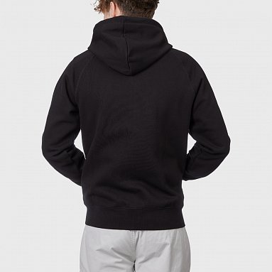 Толстовка Carhartt Wip Hooded Chase Jacket, цвет черный, артикул I033664.00F.XX