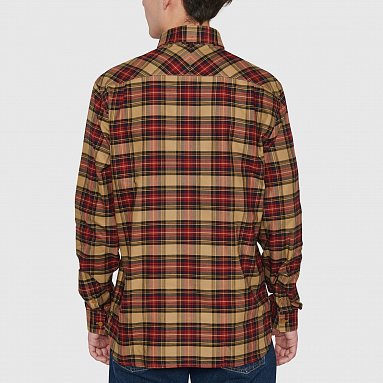 Рубашка Fred Perry Tonal Tartan Shirt, цвет красный, артикул M2689-363