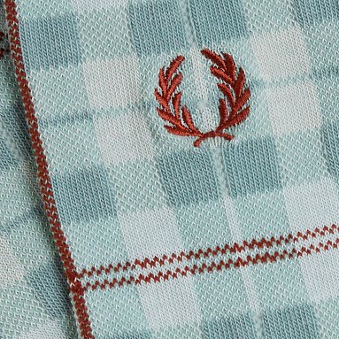 Носки Fred Perry Check Sock, цвет голубой, артикул C9138-X06