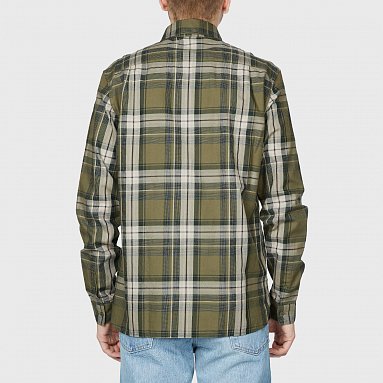 Рубашка Fred Perry Tartan Twill Shirt, цвет зеленый, артикул M7765-Q55