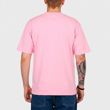 Футболка Edwin Oversize Basic Ts, цвет розовый, артикул I035016.31A.67